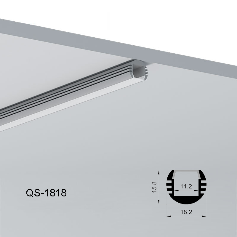 Round Aluminum LED Profile Diffuser For 10mm 2216 LED Strip Lights Round Aluminum LED Profile Diffuser For 10mm 2216 LED Strip Lights